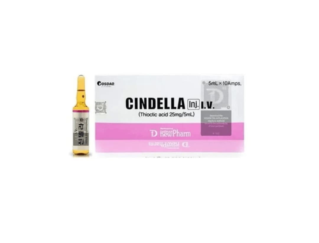 Cindella Thioctic Acid 25mg Skin Whitening Glutathione Injection