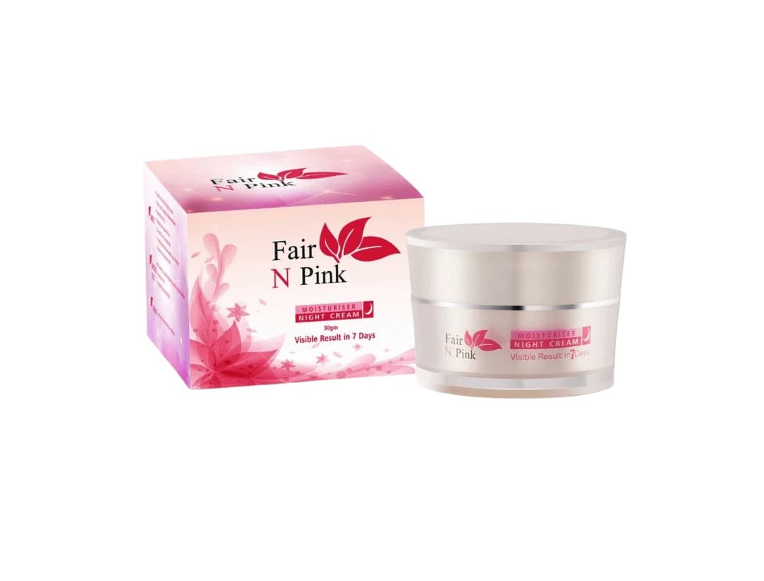 Fair N Pink Glutathione Night Skin Whitening Cream 30g