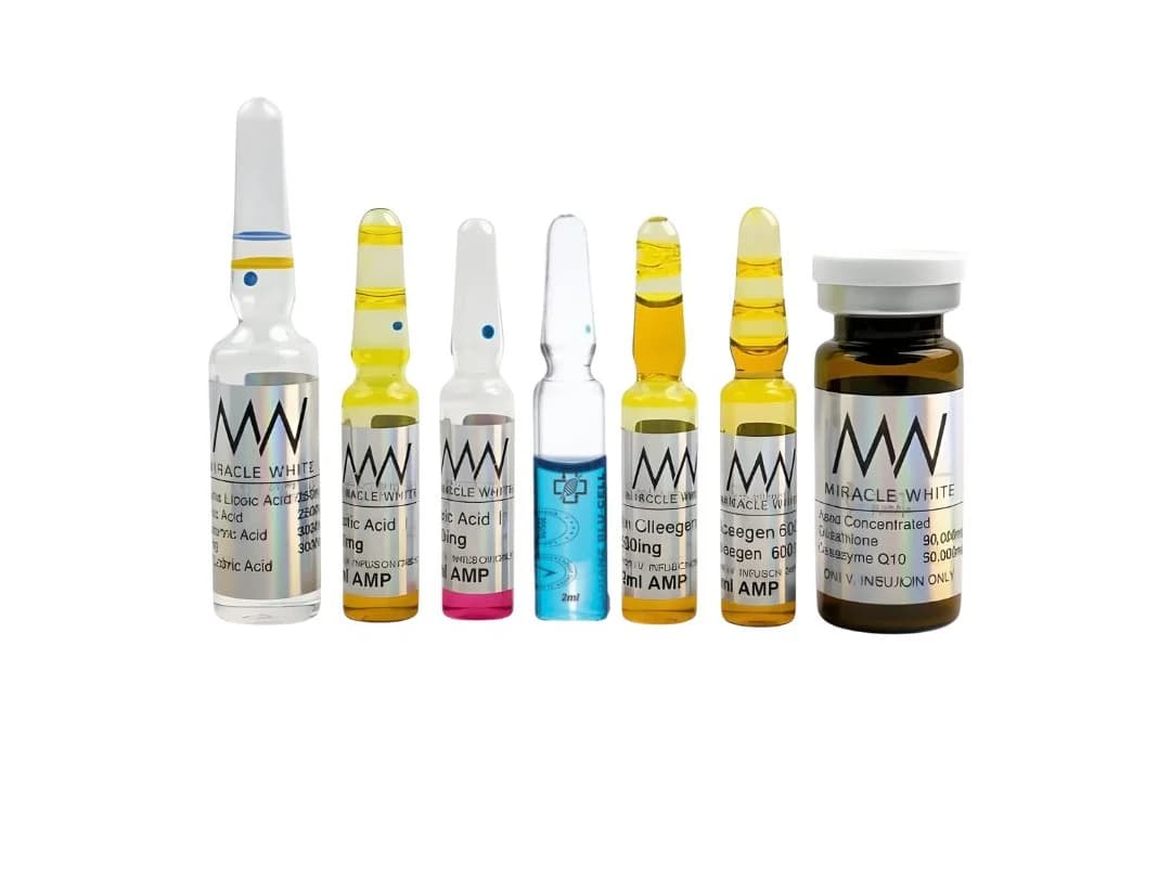 Miracle White Enhance 90000mg & Iskin Radianz Blu Cell NAD+ | Whitening Booster Session