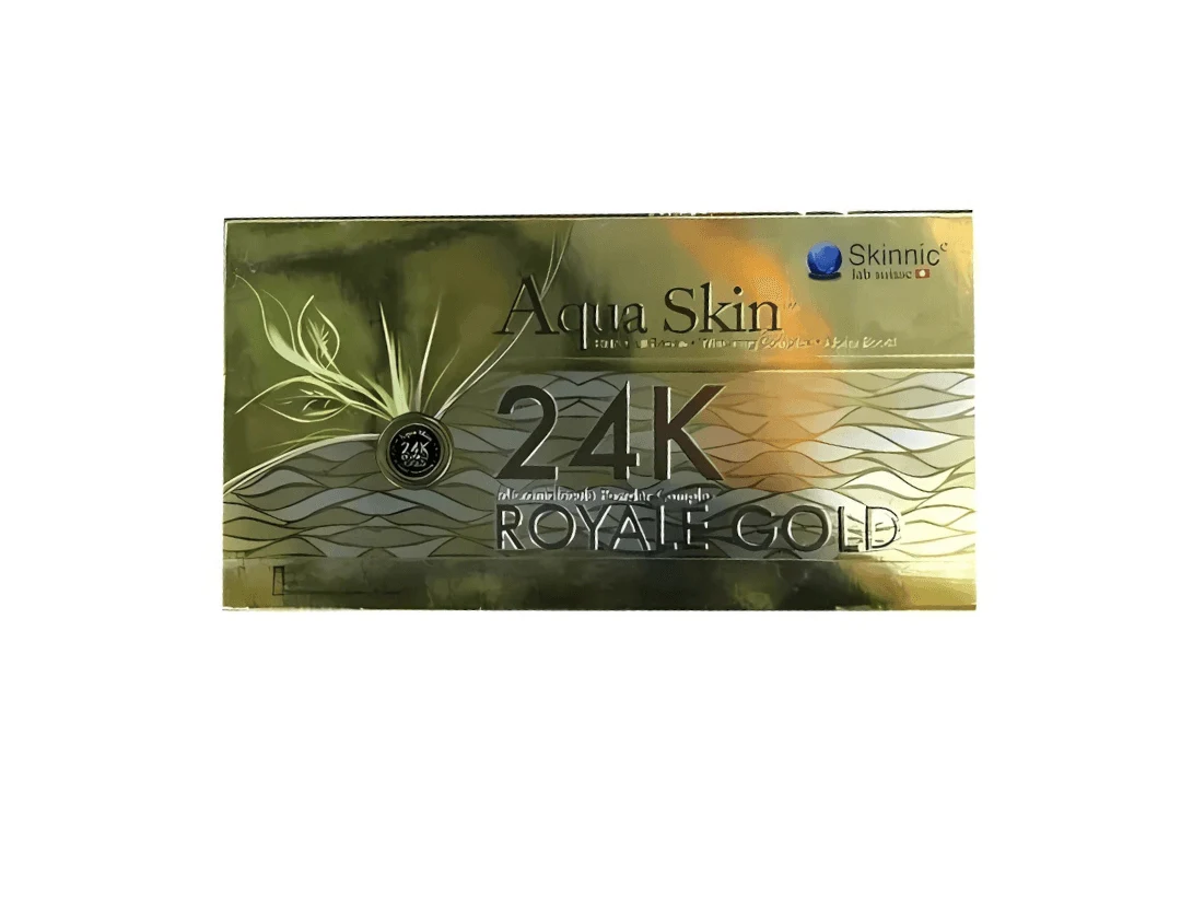 Aqua Skin 24K Royale Gold 10 Sessions Skin Whitening Glutathione Injection