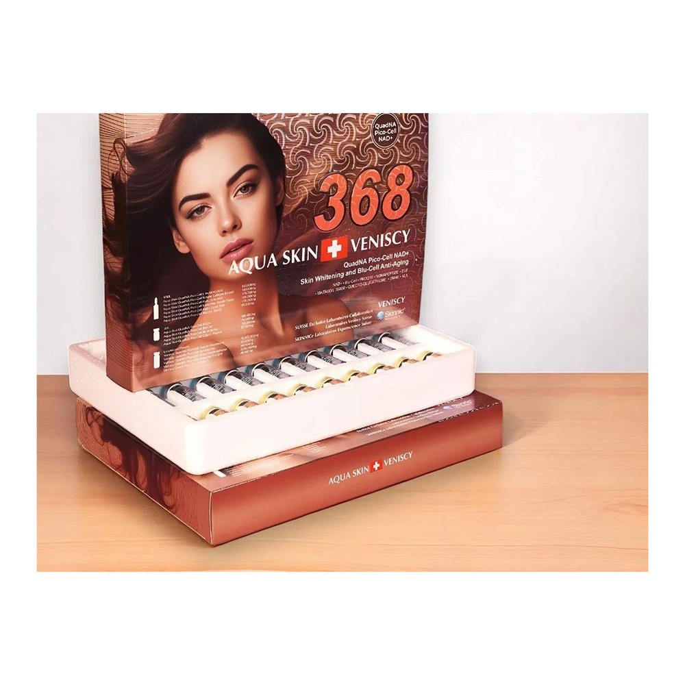 Aqua Skin Veniscy 368 QuadNA Pico-Cell NAD+ Skin Whitening & Blu-Cell Anti-Aging Injection