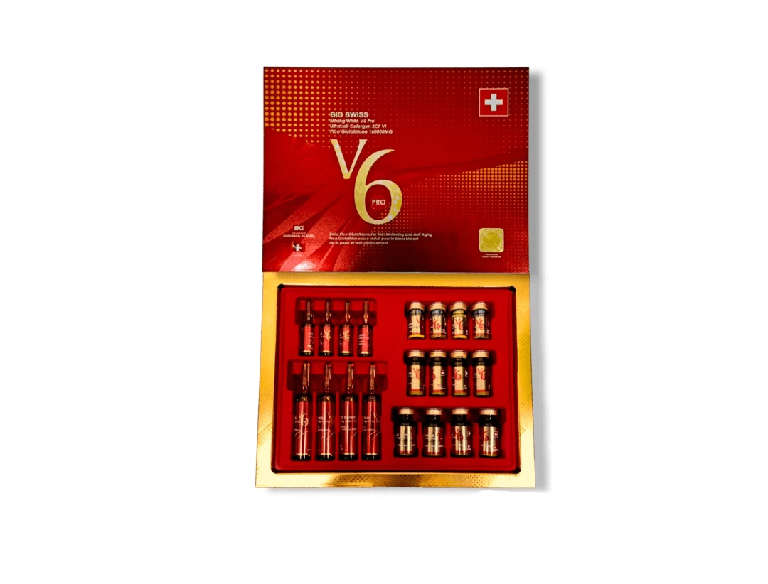 Bio Swiss Mixing White V6 Pro Ultracell Celergen SCF VI Pico Glutathione Skin Whitening Injection