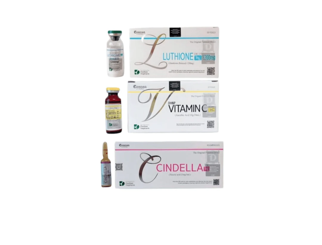 Cindella 1200mg Glutathione Skin Whitening Injection – 10 Sessions