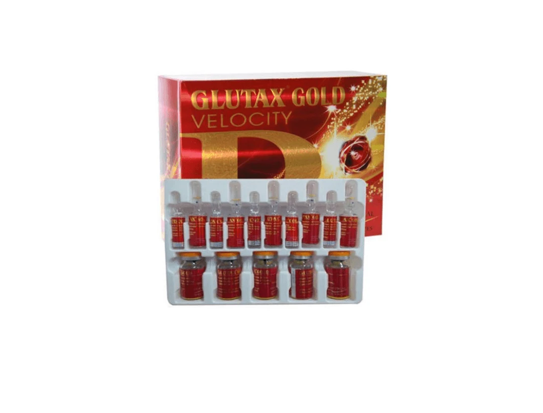 Glutax 300GS Gold Velocity Skin Whitening Glutathione Injection