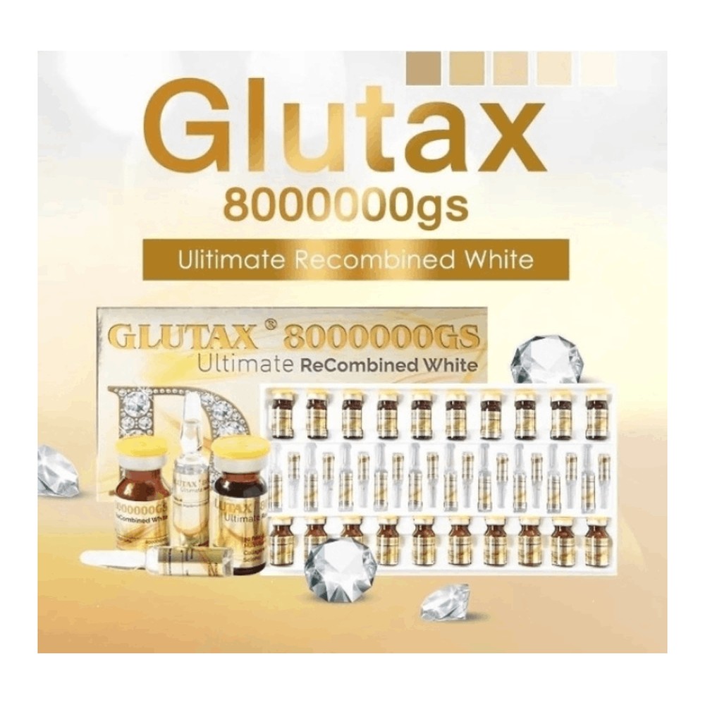 Glutax 8000000GS Ultimate ReCombined White Glutathione Injection