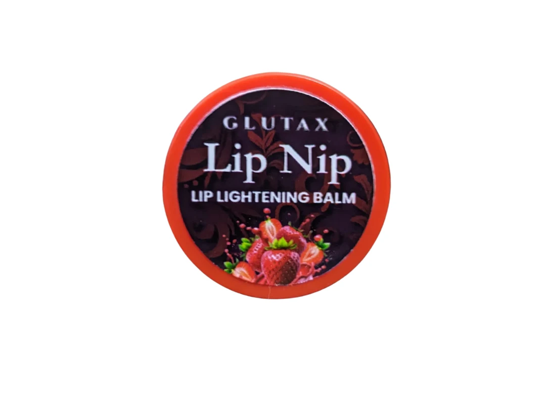 Glutax LipNip Lip Balm – Lip Lightening & Brightening Balm for Dark Lips Moisturizing & Hydrating Care