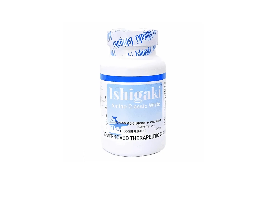 Ishigaki Amino Classic White L-Glutathione 1000mg Skin Whitening Capsules