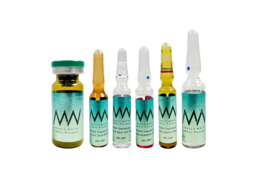 Miracle White Green Truwhite Transform 25000mg Glutathione Injection | 1 Session Whitening Care