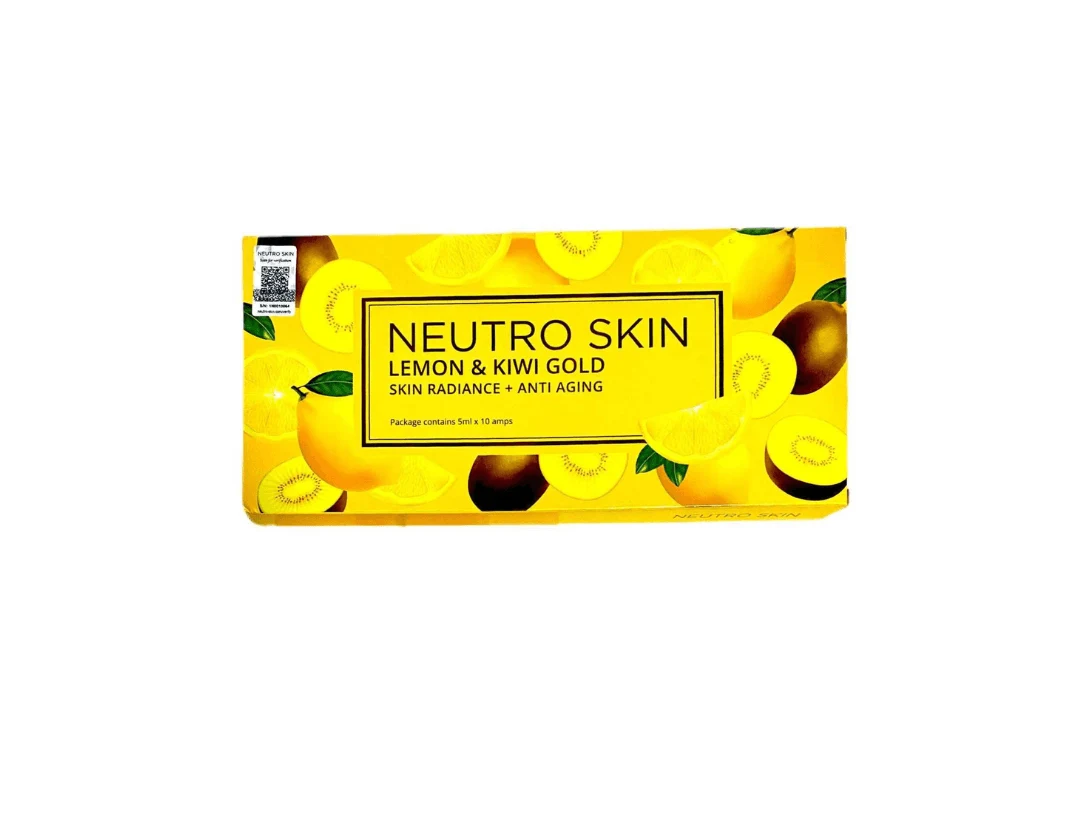 Neutro Skin Vitamin C & Collagen Skin Whitening Glutathione Injection – Lemon & Kiwi Gold