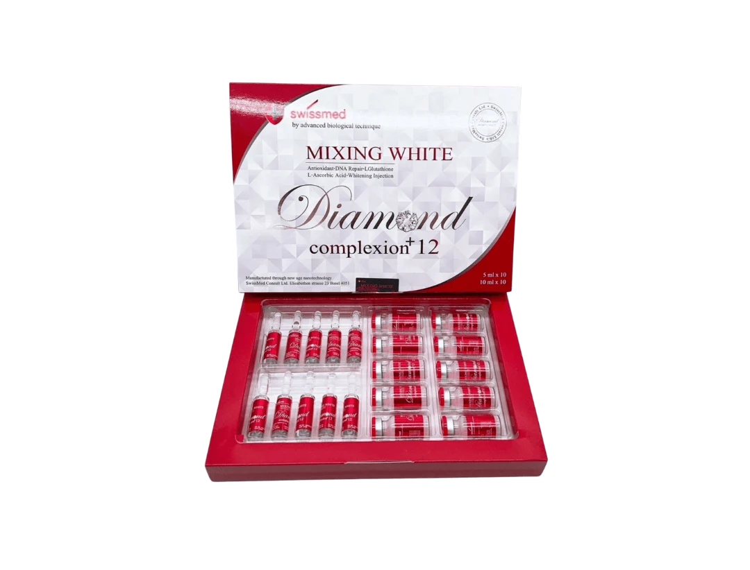 Swissmed Mixing White Diamond Complexion 12 Glutathione Skin Whitening Injection