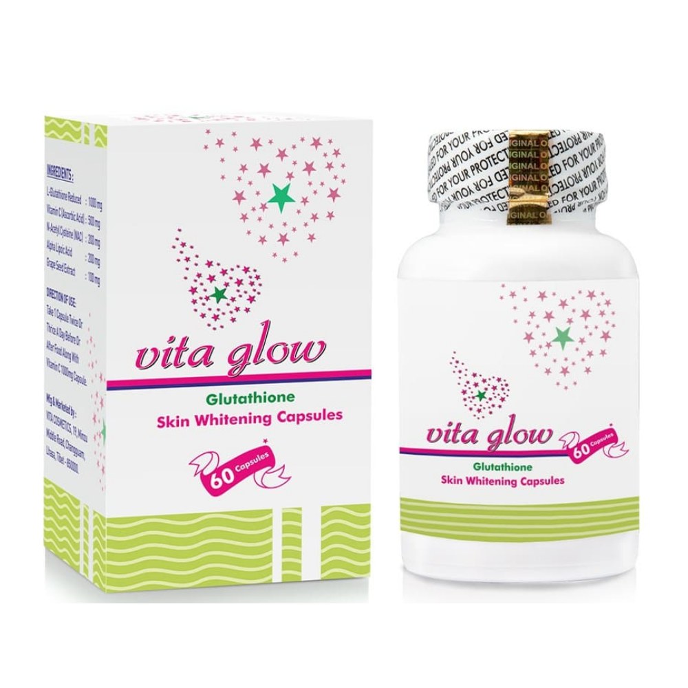 Vita Glow Glutathione Skin Whitening Capsules